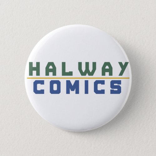 Halway Comics gold Button