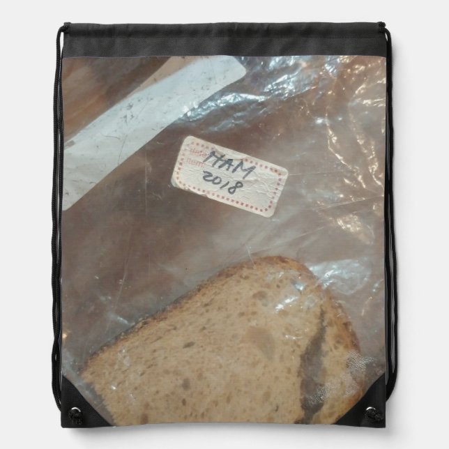 HAM 2018 (slice of bread in bag)  Drawstring Bag (Front)