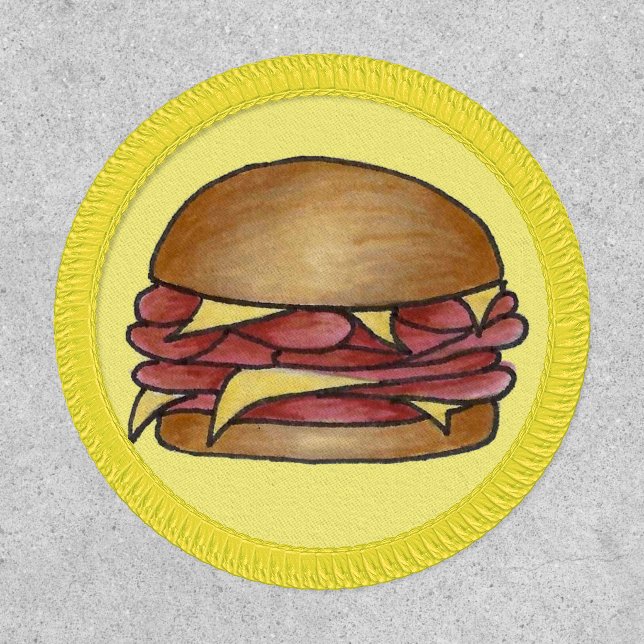 Ham and Cheddar Cheese Sandwich Lunch Food Foodie Patch (Front)
