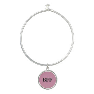 HAM Bangle Bracelet With Round Charm