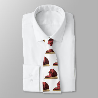 Ham cartoon illustration neck tie