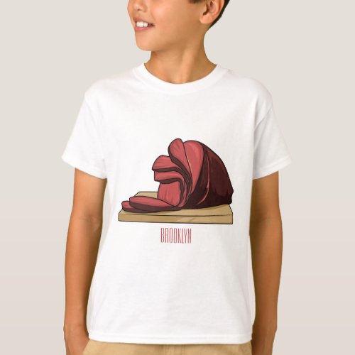 Ham cartoon illustration  T_Shirt