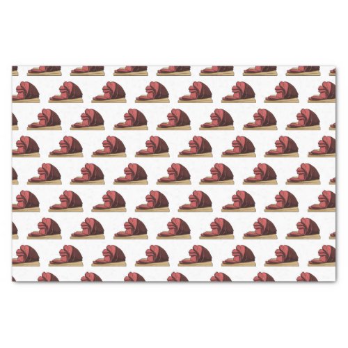 Ham cartoon illustration  tissue paper