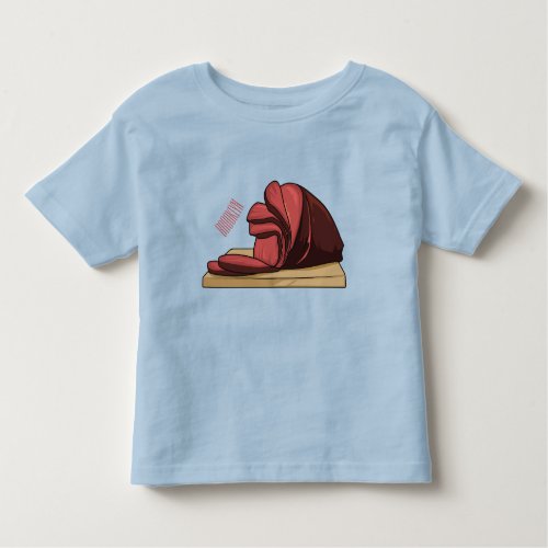 Ham cartoon illustration  toddler t_shirt