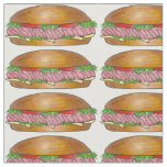 Ham Cheese Sub Hoagie Submarine Sandwich Fabric