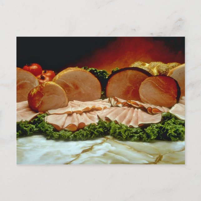 Ham, from the haunch of a pig or boar postcard (Front)