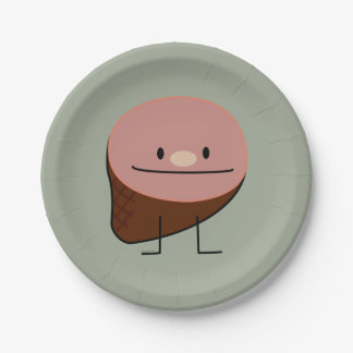 Ham holiday protein honey baked smoked pork paper plates