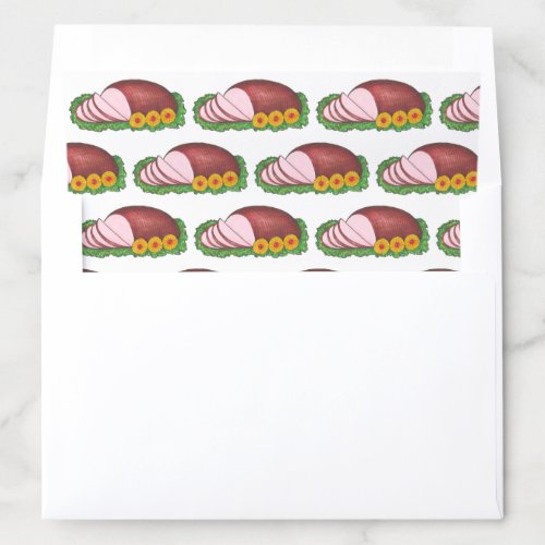 Ham It Up Pink Glazed Easter Christmas Holiday Envelope Liner