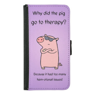 Ham-otional issues! samsung galaxy s5 wallet case