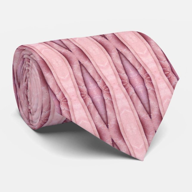 Ham Pattern - FUN! Neck Tie (Rolled)