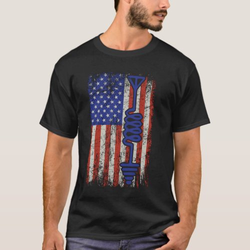 Ham Radio _ American Flag Shirt _ Hamradio