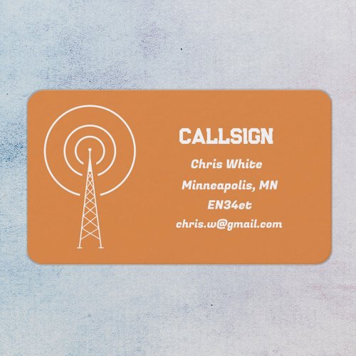 Ham Radio Business Card