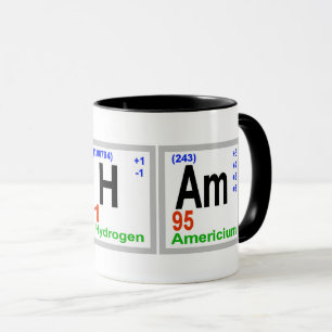 Ham Radio Chemical Elements Mug Customize It!