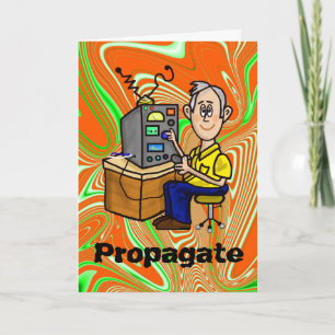 Ham Radio Christmas Spirit Propagation Card