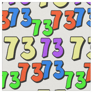 Ham Radio Colorful 73 Fabric