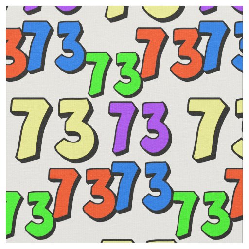 Ham Radio Colorful 73 Fabric