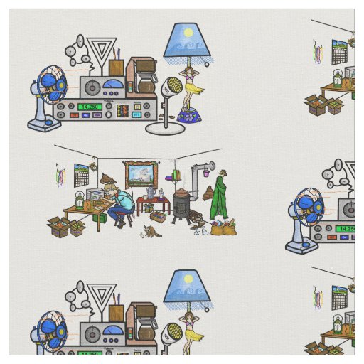 Ham Radio Crazy Shack and Rig Fabric
