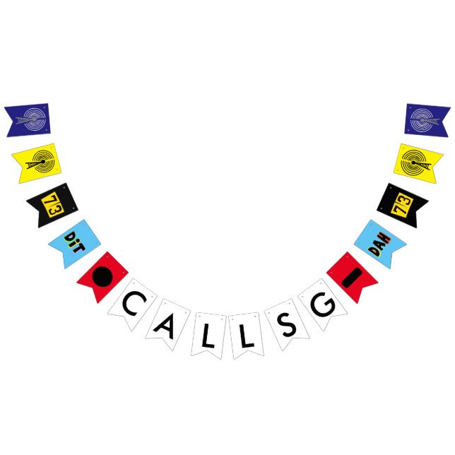 Ham Radio Customize Call Sign Party Banner (All)