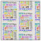 Ham Radio Digital Mode Word Collage Fabric