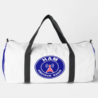 HAM Radio Field Station DX Operator Emblem Duffle Bag