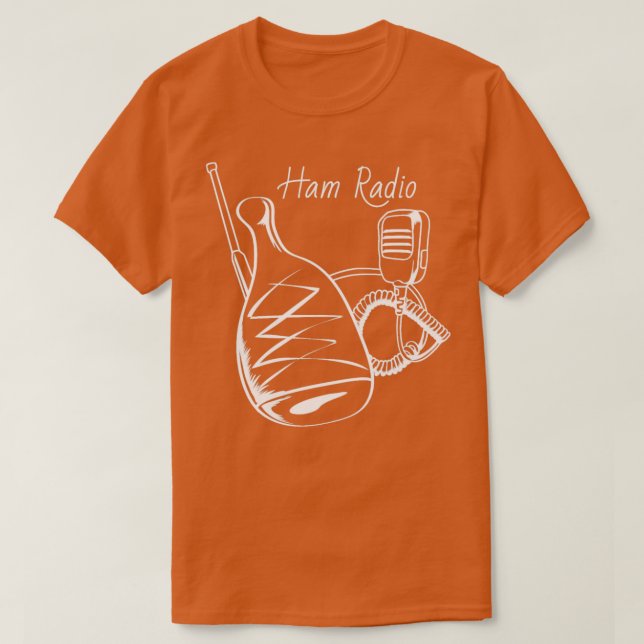Ham Radio Funny Amateur Radio Gift  T-Shirt (Design Front)