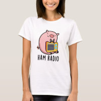 Ham Radio Funny Pig Pun 