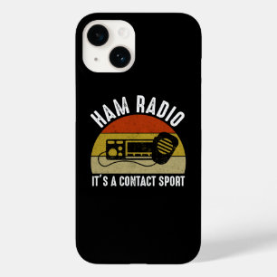 Ham Radio - It's A Contact Sport Case-Mate iPhone 14 Case