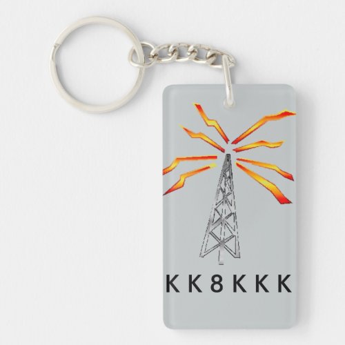 Ham radio keychain