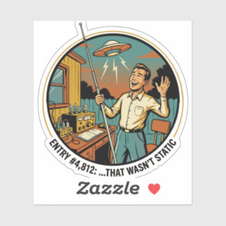 Ham Radio Logbook Entry: that wasn't static Sticker