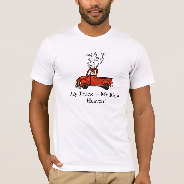Ham Radio Mobile Rig Truck T-Shirt Ver. 3 (Front)