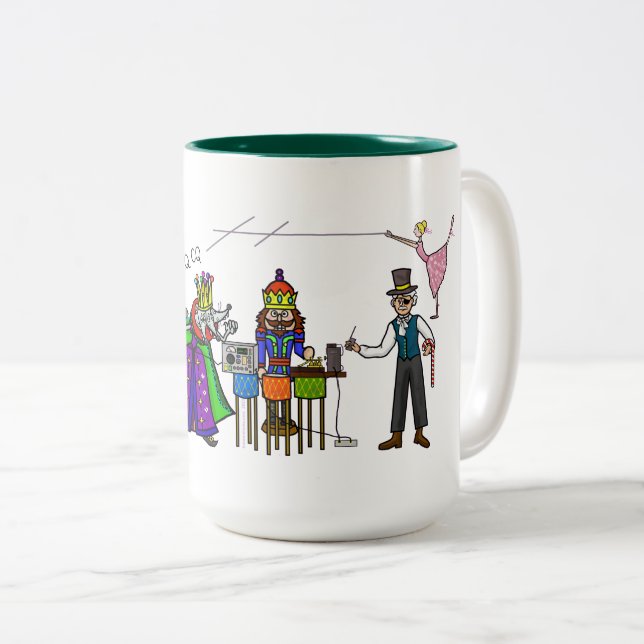 Ham Radio Nutcracker Mug (Front Right)