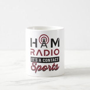 HAM Radio Operator Amateur Code Antenna Gift Idea Coffee Mug