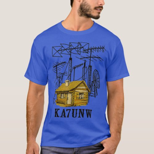 Ham Radio Operator Amateur KA7UNW T Shirt Gift