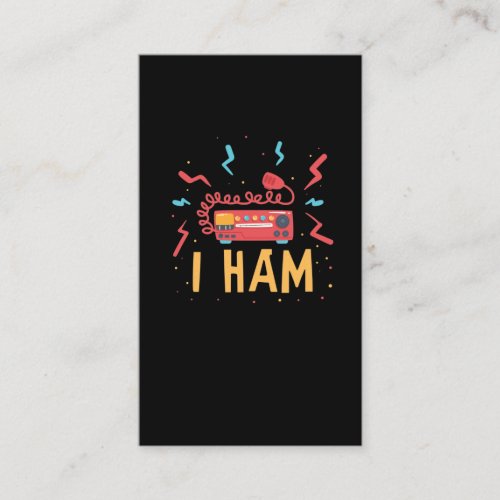 Ham Radio Operator Amateur Radio Frequency Hobby Business Card