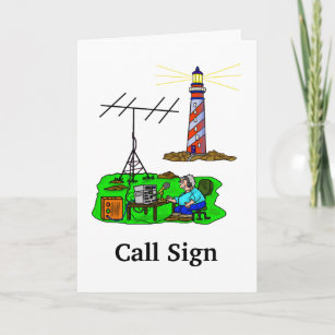 Funny Cartoon Ham Radio Cards & Templates | Zazzle