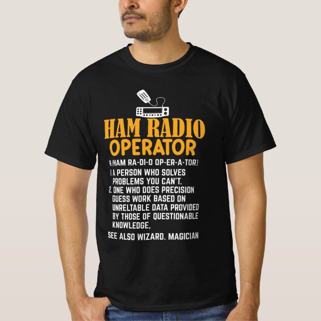 Ham Radio Operator Definition T-Shirt (Front)