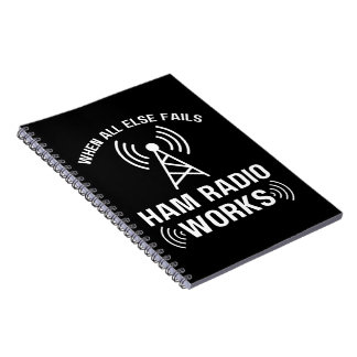 Ham radio operator enthusiasts Ham Radio Notebook