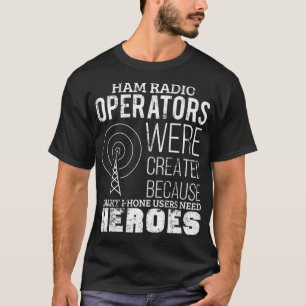 Ham Radio Operator Funny Radio Amateur Dad Mens T-Shirt