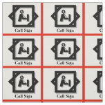Ham Radio Operator Icon Customize Call Sign Fabric