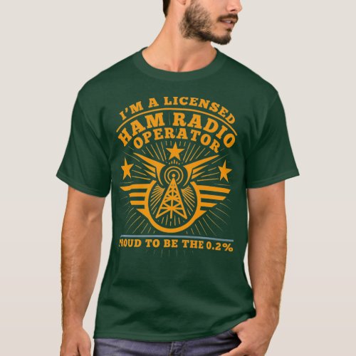 Ham Radio Operator Proud Funny CB Radio Gift T_Shirt