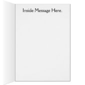 Ham Radio Operator Sunset Silhouette Card (Inside (Right))