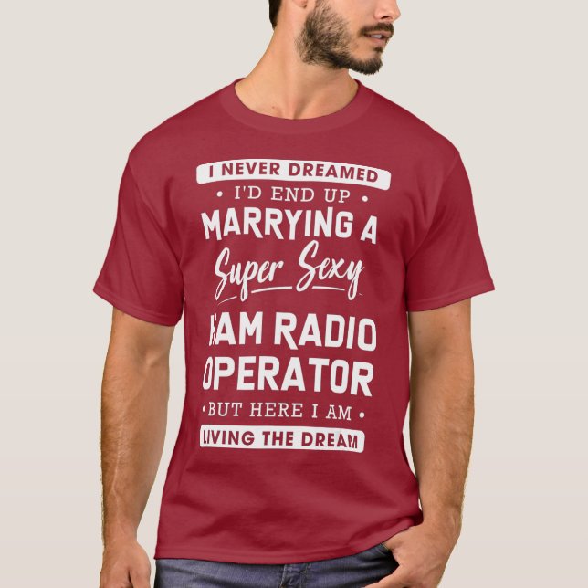 Ham Radio Operator Wife T-Shirt (Front)