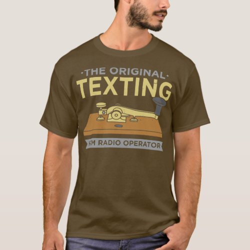 HAM RADIO Original Texting  T_Shirt