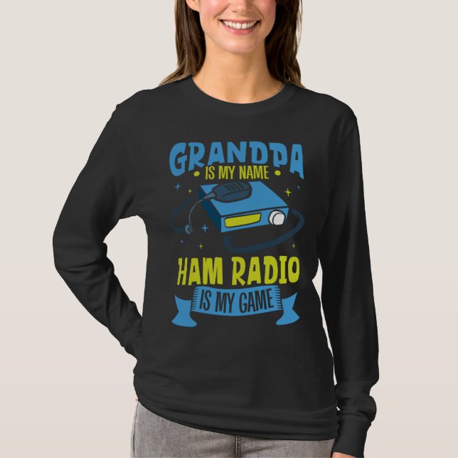 Ham Radio Radio Operator Amateur Radio Signal T-Shirt (Front)