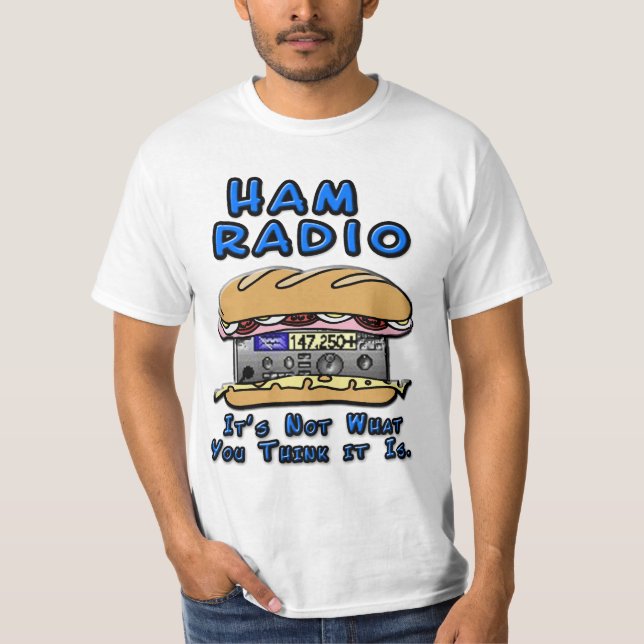 Ham Radio Sandwich T-Shirt (Front)