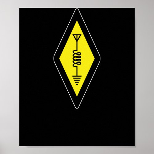 Ham Radio Symbol Poster