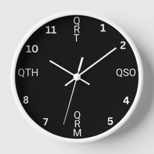 Ham Radio Wall Clock