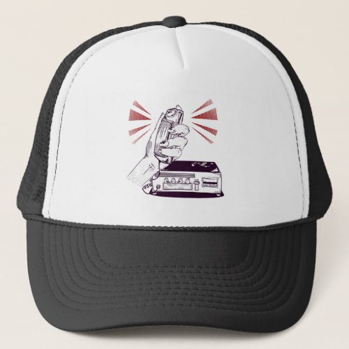 Ham Radio Woman Trucker Hat