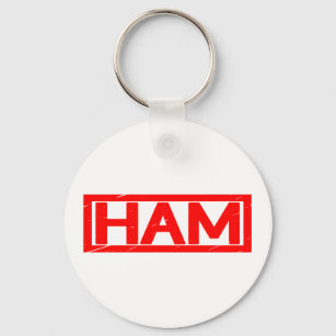 Ham Stamp Keychain