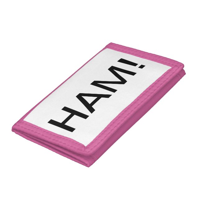 Ham Wallet! Trifold Wallet (Bottom)